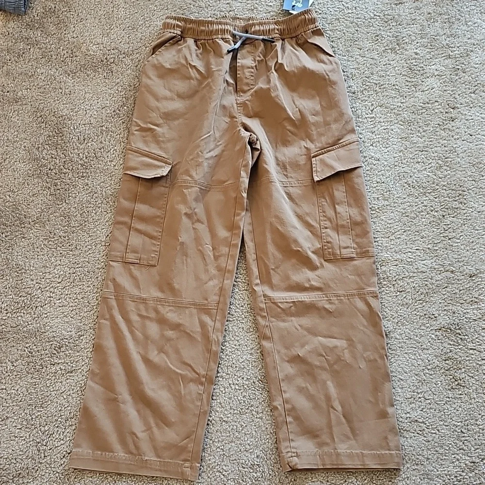 Art Class Boys Straight Leg Cargo Pants Khaki XL 14